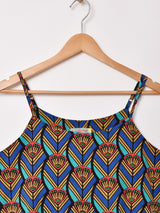 【3色展開】Emerald Motel 総柄 キャミソール ワンピース