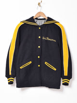 hatchers メルトンスタジアムジャケット