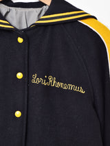 hatchers メルトンスタジアムジャケット