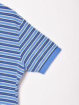 「Ralph Lauren」マルチボーダー 半袖 ポロシャツ