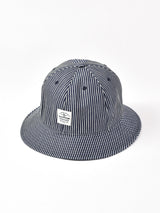 【2色展開】パッチ付き コットン メトロハット