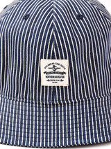 【2色展開】パッチ付き コットン メトロハット