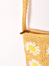 【2色展開】グラニースクエア ニット ミニショルダーバッグ