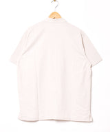 【4色展開】Backers コットンリネン チャイナボタン 半袖シャツ