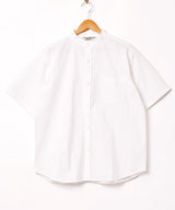 【4色展開】Backers スタンドカラー 半袖シャツ