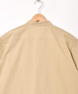 【4色展開】Backers スタンドカラー 半袖シャツ