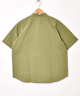 【4色展開】Backers スタンドカラー 半袖シャツ