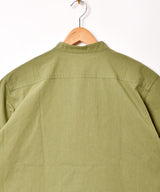 【4色展開】Backers スタンドカラー 半袖シャツ