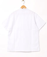 【4色展開】TEMPTATION チャイナボタン ピーチスキン 半袖シャツ