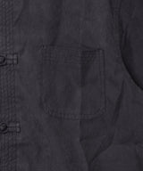 【4色展開】Backers チャイナボタン ピーチスキン 半袖シャツ