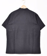 【4色展開】Backers チャイナボタン ピーチスキン 半袖シャツ