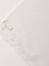 フラワー刺繍 半袖 チャイナシャツ