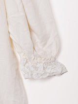 フリルカラー 長袖 ユーロブラウス