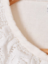 フリルカラー 長袖 ユーロブラウス