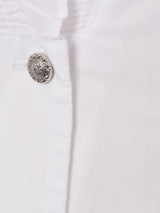 スタンドカラー パフスリーブ ユーロブラウス