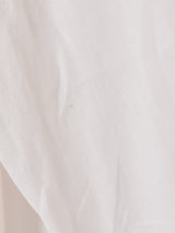 スタンドカラー ホワイトブラウス