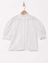 パフスリーブ 半袖 ユーロブラウス