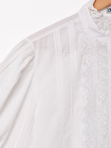 パフスリーブ 半袖 ユーロブラウス