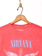 NIRVANA 長袖 プリントバンドTシャツ