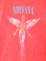 NIRVANA 長袖 プリントバンドTシャツ