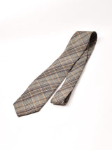 グレンチェック柄 ネクタイ