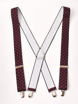 【2色展開】小紋柄 サスペンダー