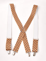 【2色展開】小紋柄 サスペンダー