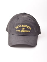 【2色展開】ロゴ刺繍入り ナイロンキャップ「CALIFORNIA」