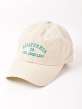 【2色展開】ロゴ刺繍入り ナイロンキャップ「CALIFORNIA」