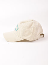 【2色展開】ロゴ刺繍入り ナイロンキャップ「CALIFORNIA」