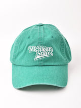 【2色展開】ロゴ刺繍入り キャップ 「Michigan State」
