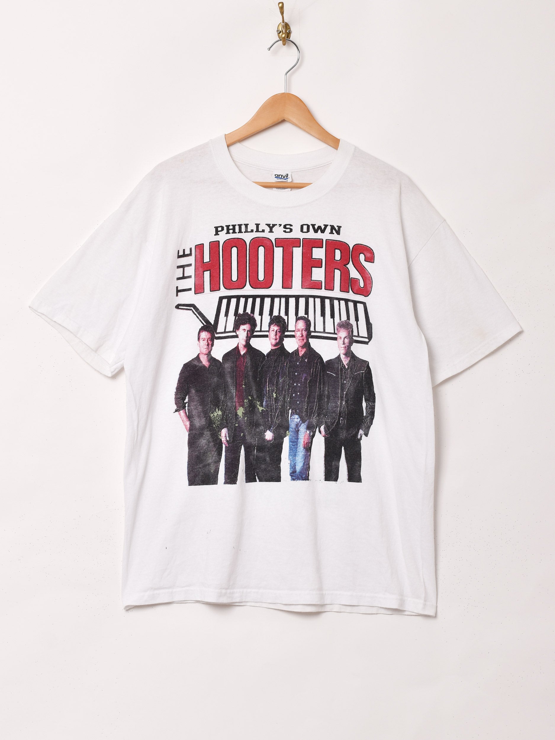 80年代 THE HOOTERS フーターズ 両面プリント バンドTシャツ バンT メンズXS ヴィンテージ /eaa359507