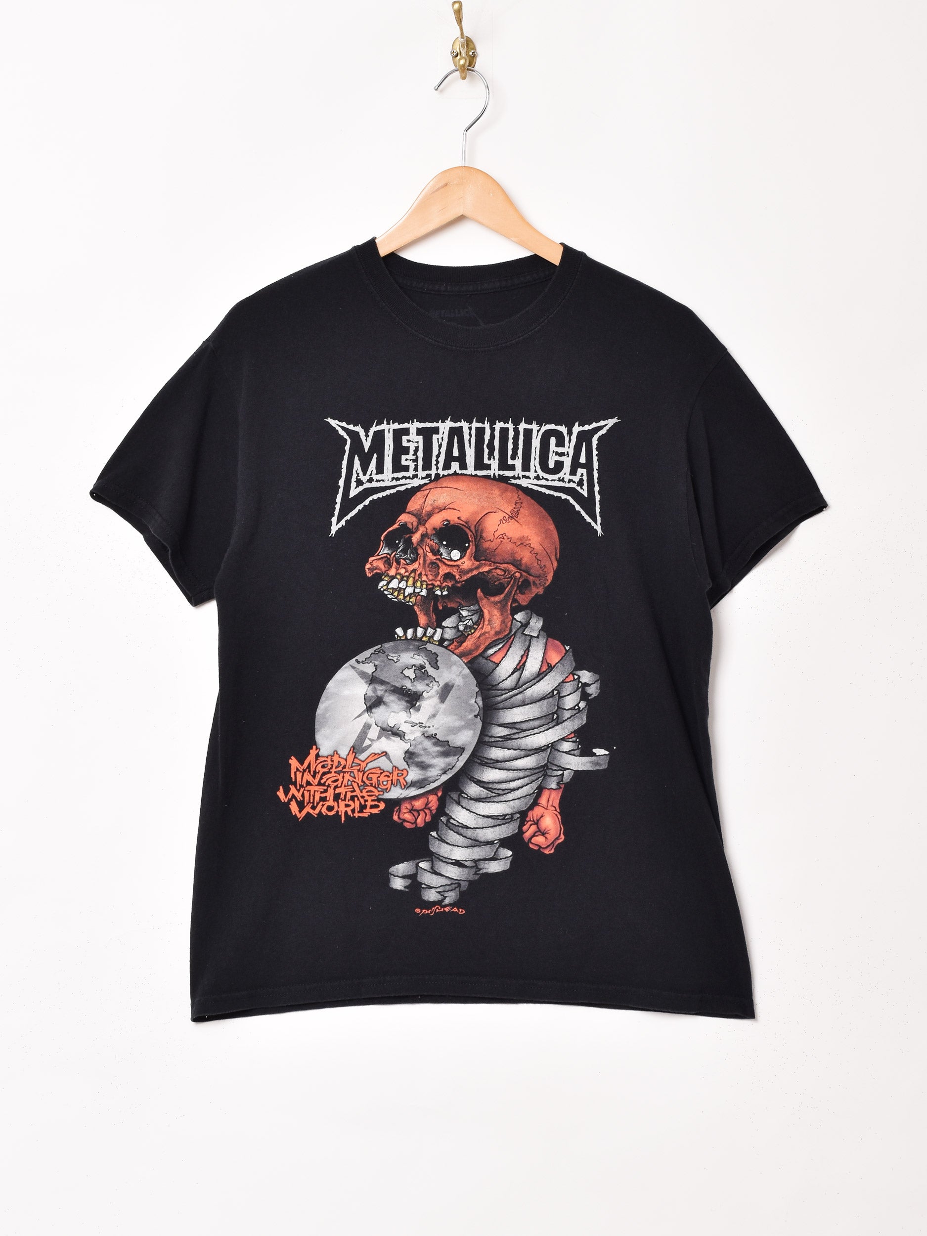 期間限定特別価格 METALLICA 激フェード コピーライト バンドTシャツ 