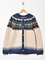 ハンドメイド風デザイン カーディガン