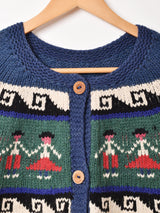 ハンドメイド風デザイン カーディガン