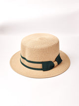 【3色展開】パイピングリボン ボーターハット