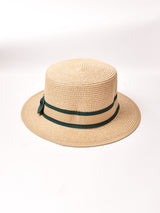 【3色展開】パイピングリボン ボーターハット