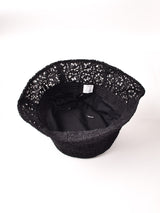 【2色展開】レース クロシェハット