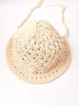 【2色展開】リボン クロシェハット