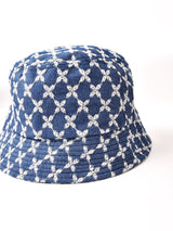 【2色展開】刺繍 花柄 バケットハット