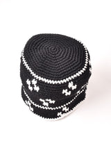 【2色展開】クロスパターン ニットハット