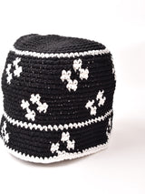 【2色展開】クロスパターン ニットハット