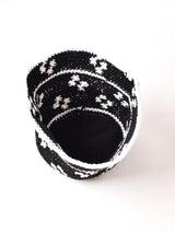 【2色展開】クロスパターン ニットハット