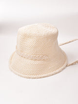 レースリボン ニットハット