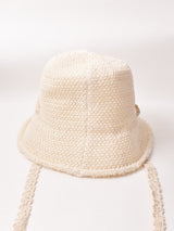 レースリボン ニットハット