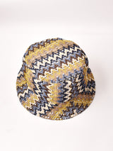 【2色展開】ジグザグ編み バケットハット