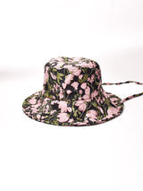 【2色展開】花柄 リボン ハット