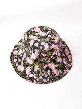 【2色展開】花柄 リボン ハット