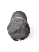 【2色展開】刺繍入り コットンリネンキャップ【A GLARING SUNSET ON THE BEACH】