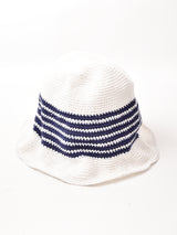 ワイヤー入り マリンボーダー ニットハット